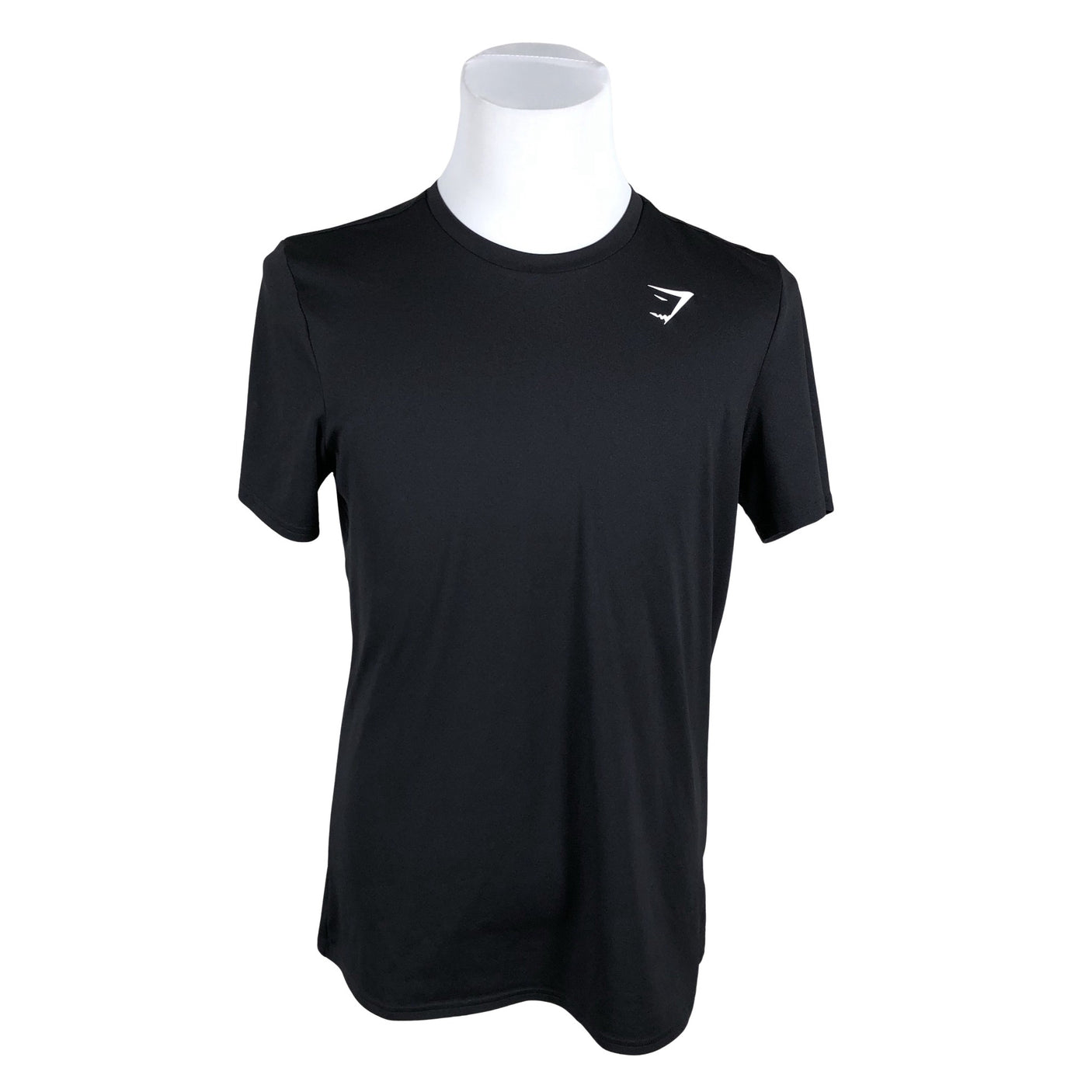 Unisex Gymshark - Sports shirt, short sleeve, size L - Black (1)