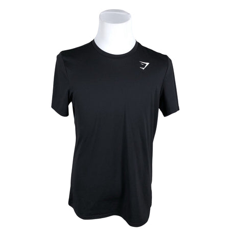 Unisex Gymshark - Sports shirt, short sleeve, size L - Black ()