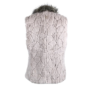 Unisex Gerry Weber - Faux fur vest, size 38 - Beige (2)