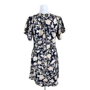 Unisex Fransa - Schiffon dress, size 36 - Blue (2)