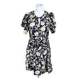 Unisex Fransa - Schiffon dress, size 36 - Blue ()