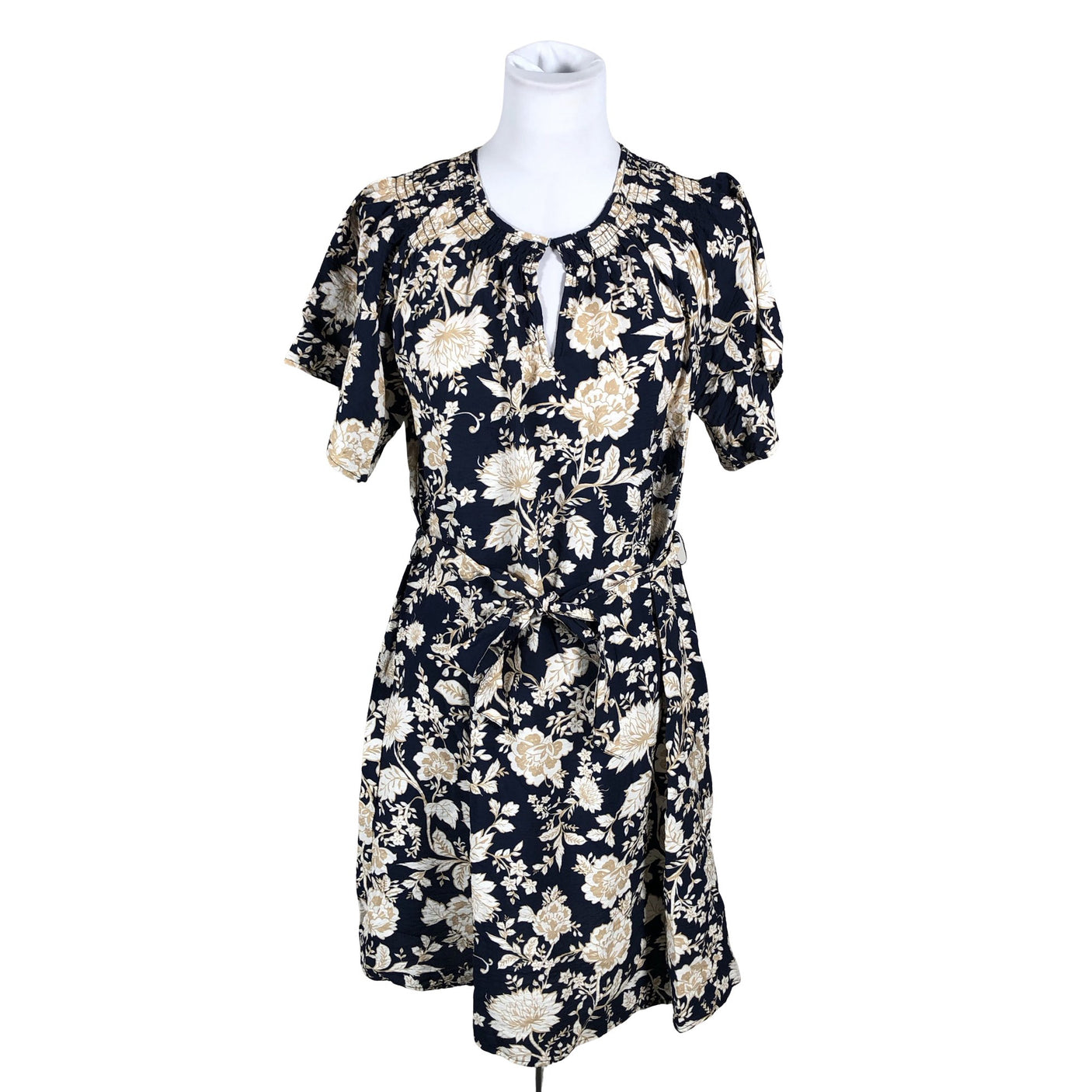 Unisex Fransa - Schiffon dress, size 36 - Blue (1)
