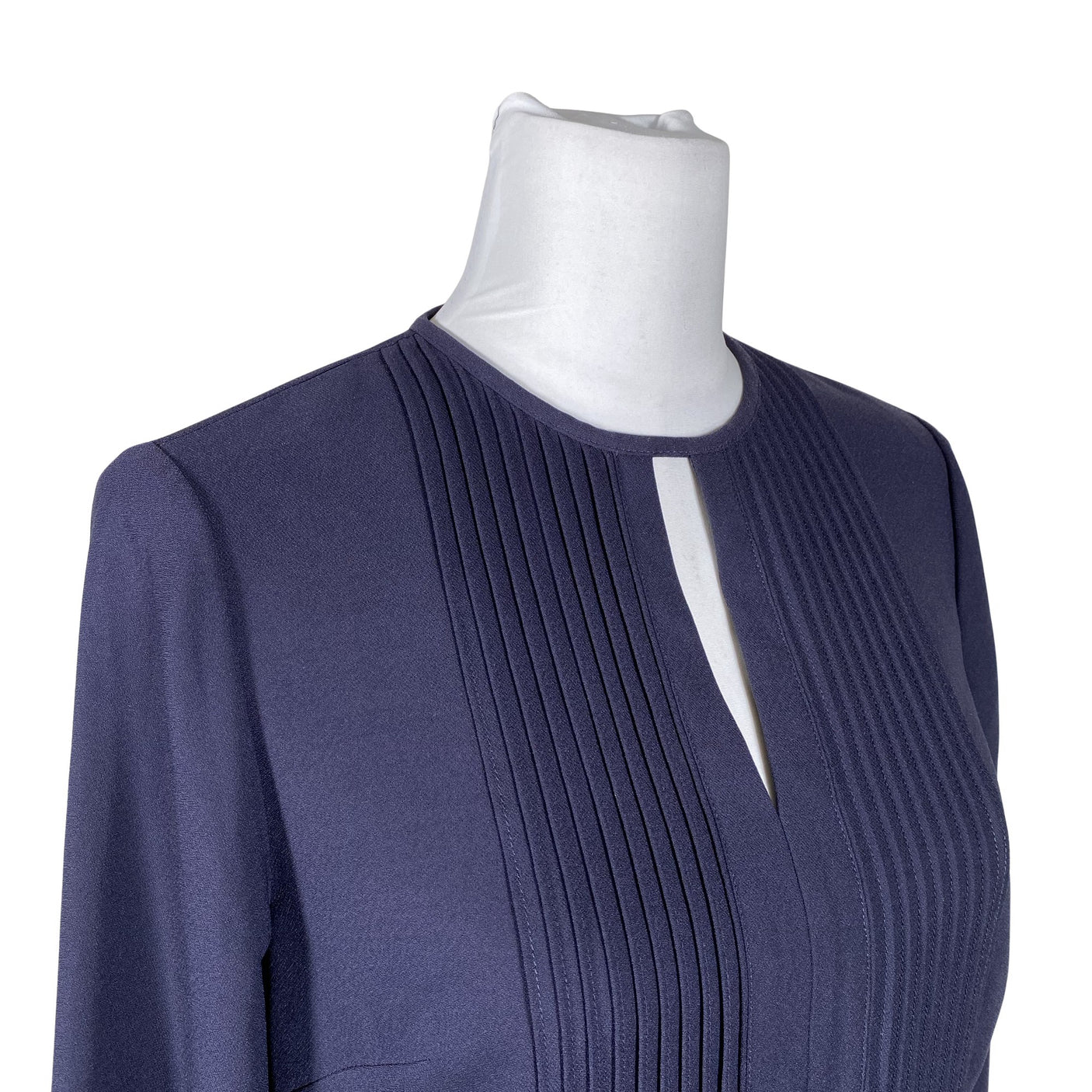 Unisex Hobbs - Schiffon dress, size 40 - Blue (3)