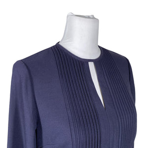 Unisex Hobbs - Schiffon dress, size 40 - Blue (3)