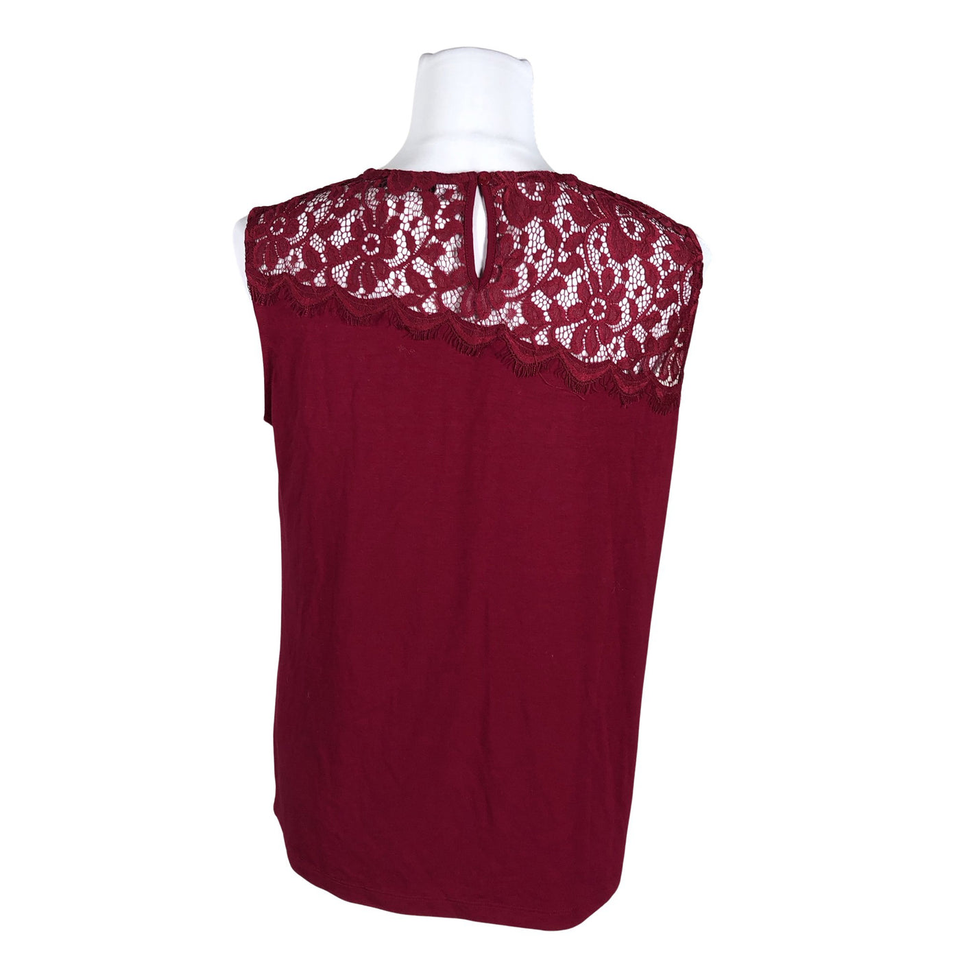 Unisex Your Face - Tricot tank top, size 38 - Wine red (2)