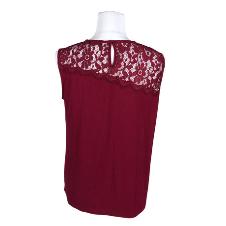 Unisex Your Face - Tricot tank top, size 38 - Wine red (2)