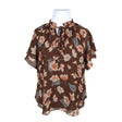 Unisex Lauren Ralph Lauren - Short-sleeved blouse, size 42 - Brown ()