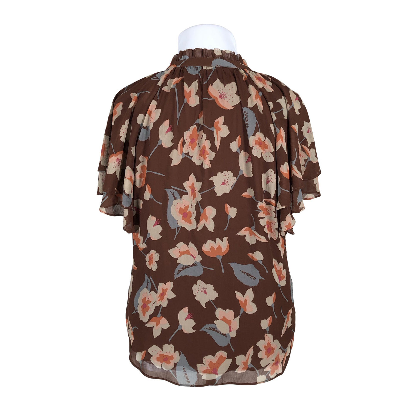 Unisex Lauren Ralph Lauren - Short-sleeved blouse, size 42 - Brown (3)