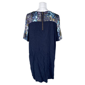 Unisex Hugo Boss - Schiffon dress, size 40 - Blue (2)
