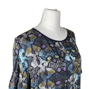 Unisex Hugo Boss - Schiffon dress, size 40 - Blue (3)