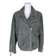 Unisex Human Scales - Leather jacket, size 40 - Gray ()