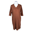 Unisex Umu - Tricot dress, size 40 - Brown ()
