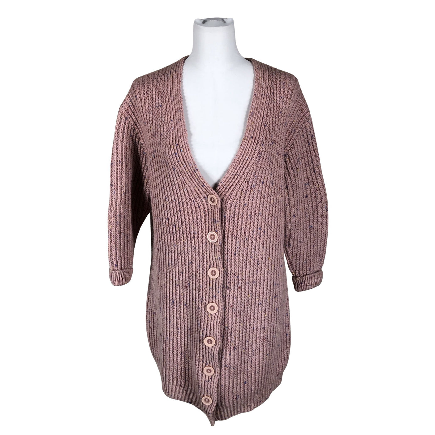 Unisex Handmade - Cardigan, size 40 - Light pink (1)