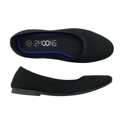 Unisex 2Moons - Ballerinas, size 37 - Black ()