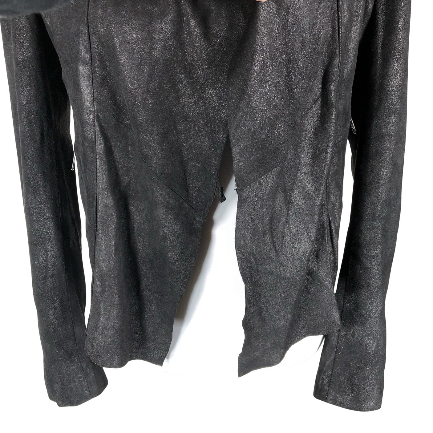 Unisex Maje - Leather jacket, size 38 - Black (3)