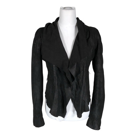 Unisex Maje - Leather jacket, size 38 - Black ()
