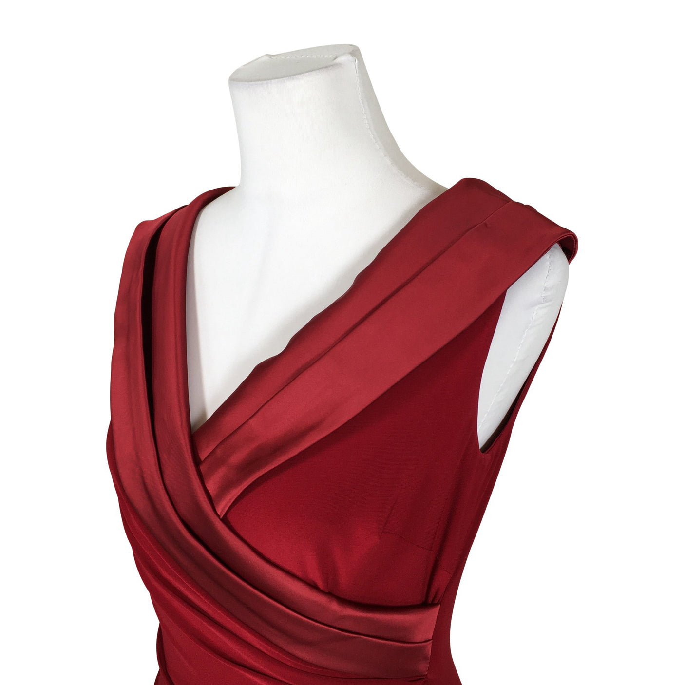 Unisex Lauren Ralph Lauren - Party dress, size 36 - Wine red (3)