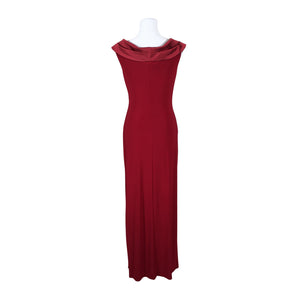 Unisex Lauren Ralph Lauren - Party dress, size 36 - Wine red (2)