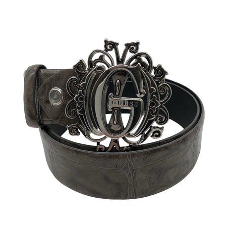 Unisex Guess - Leather belt, size Ei kokoa - Brown ()
