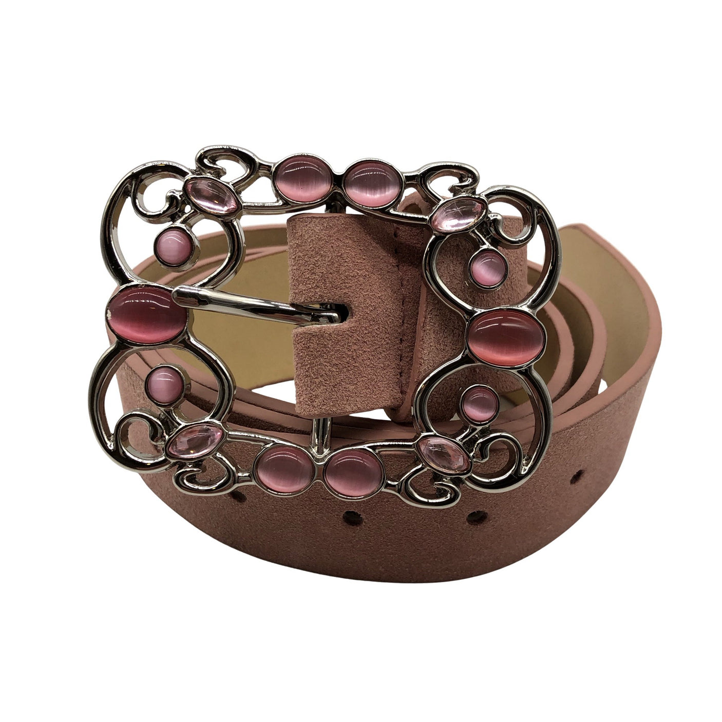Unisex Nini's - Leather belt, size Ei kokoa - Light pink (1)