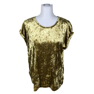 Unisex Lindex - T-shirt, size 38 - Gold (1)