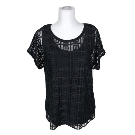 Unisex Barbara Lebek - Short-sleeved blouse, size 40 - Black ()