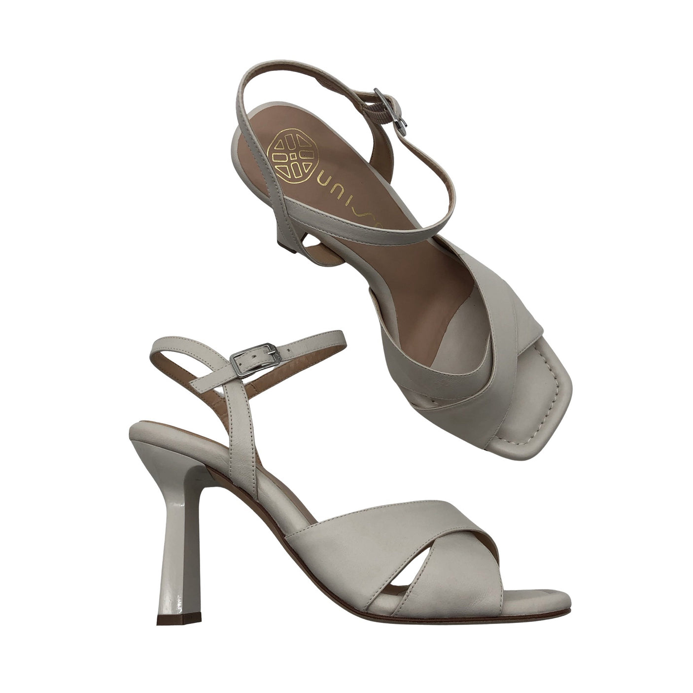 Unisex Unisa - Heeled sandals, size 40 - Beige (1)