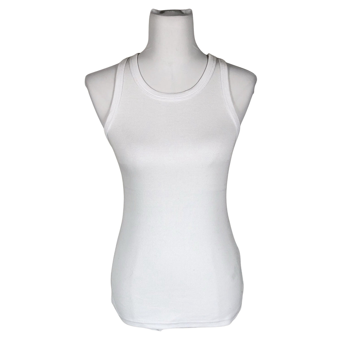 Unisex Samsoe&Samsoe - Tricot tank top, size 38 - White (1)