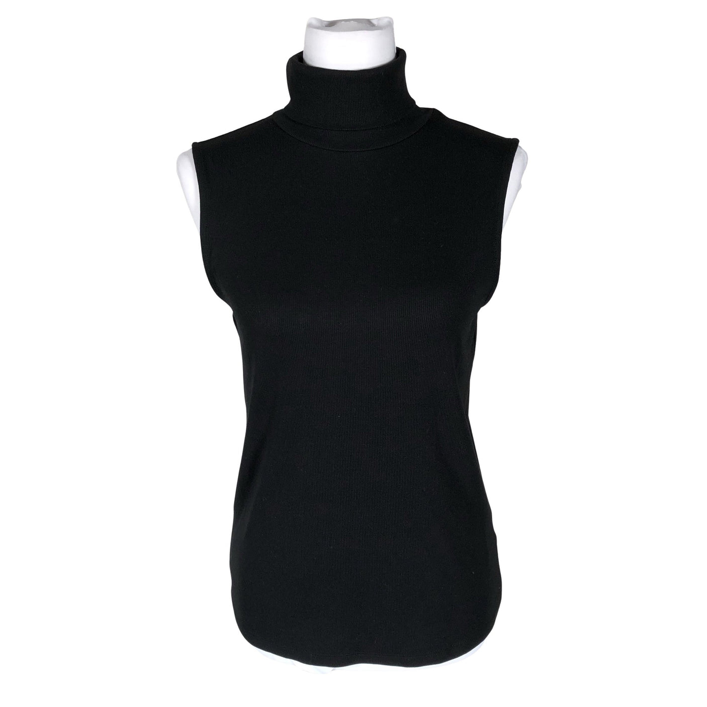Unisex Lindex - Tricot tank top, size 40 - Black (1)
