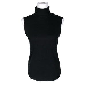 Unisex Lindex - Tricot tank top, size 40 - Black (1)