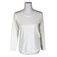 Unisex Casall - Sports shirt, long sleeve, size 40 - White ()