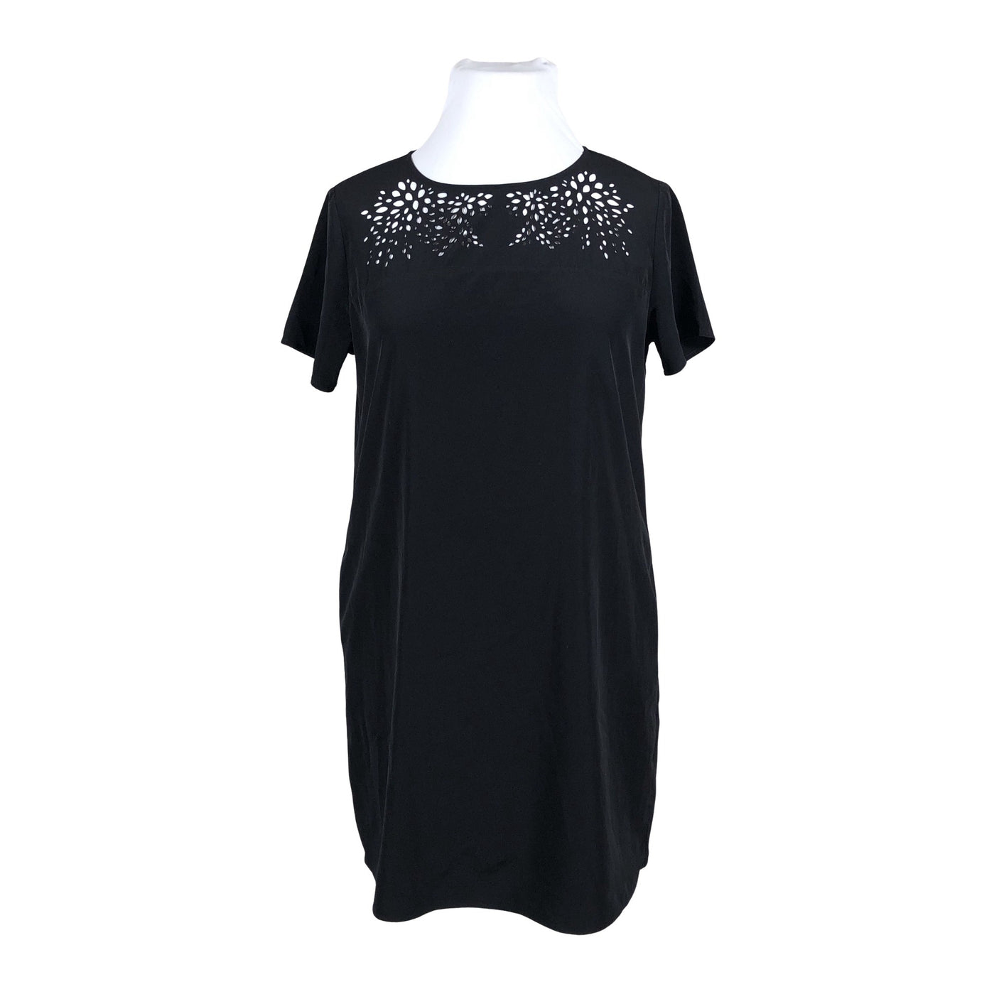 Unisex s.Oliver - Schiffon dress, size 42 - Black (1)