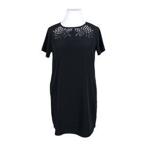 Unisex s.Oliver - Schiffon dress, size 42 - Black (1)