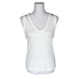 Unisex Part two - Tricot tank top, size 40 - White ()