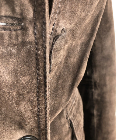 Unisex Saki - Leather jacket, size 34 - Brown (2)