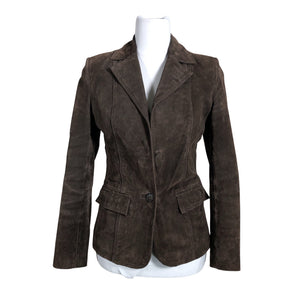 Unisex Saki - Leather jacket, size 34 - Brown (1)