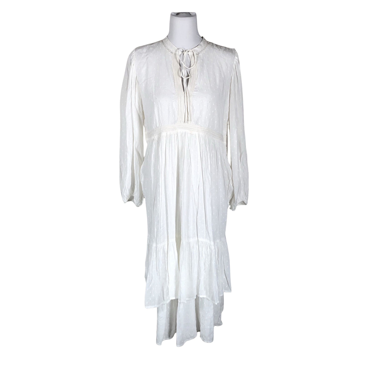 Unisex ba&sh - Dress, size 36 - White (1)