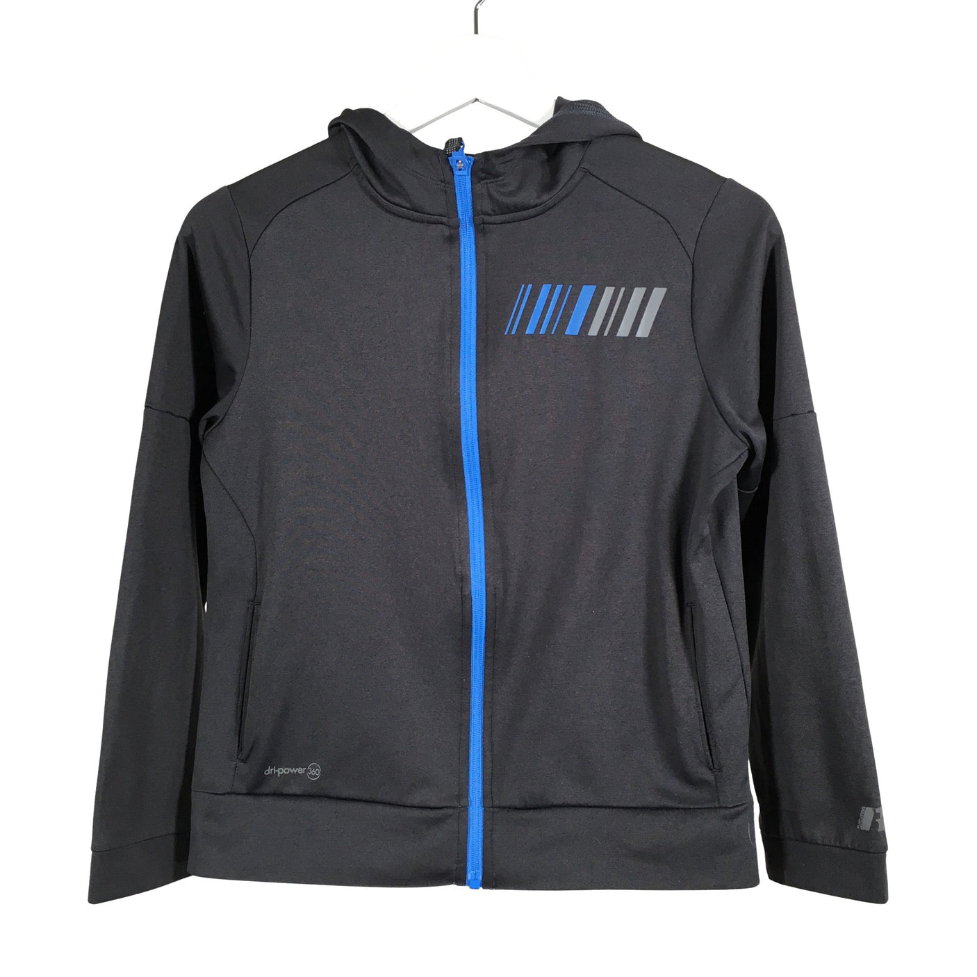 Unisex Russell Athletic - Track jacket, size 146 - 152 - Black (1)