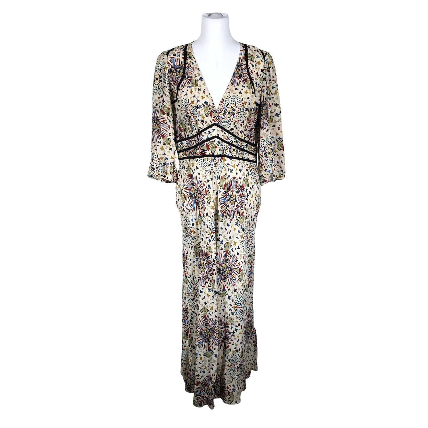 Unisex ba&sh - Dress, size 40 - Beige (1)