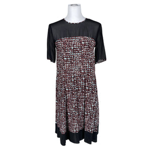 Unisex Weekend by MaxMara - Schiffon dress, size 38 - Black (1)