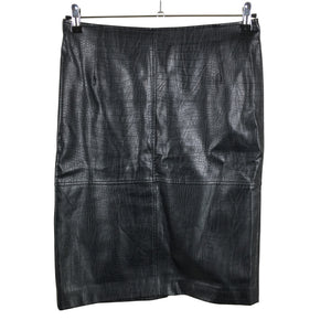 Unisex Esprit - Leather skirt, size 38 - Black (1)