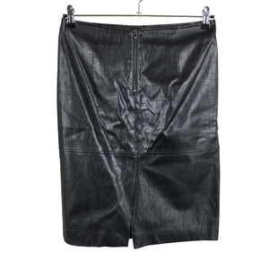 Unisex Esprit - Leather skirt, size 38 - Black (2)