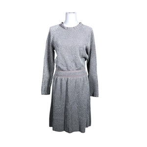 Unisex Tory Burch - Knit dress, size 40 - Silver (1)