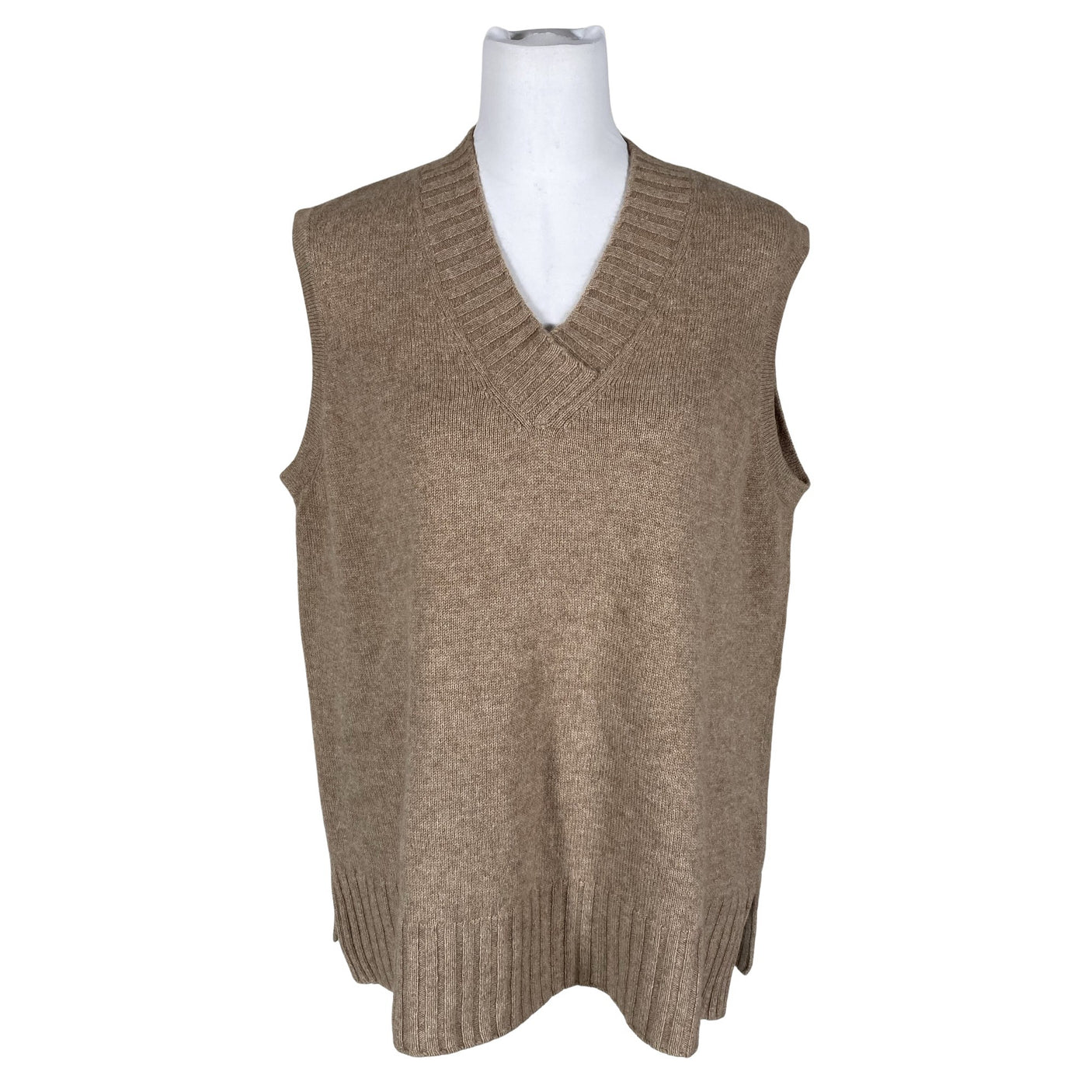 Unisex Davida - Knit vest, size 40 - Brown (1)