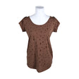 Unisex Maison Scotch - T-shirt, size 36 - Brown ()