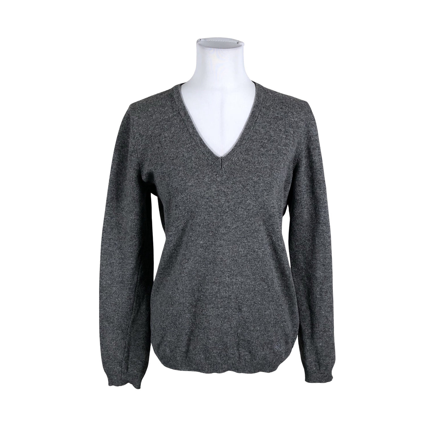 Unisex Benetton - Sweater, size 40 - Gray (1)