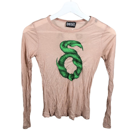 Unisex Diesel - Tricot shirt, size 146 - 152 - Light pink ()