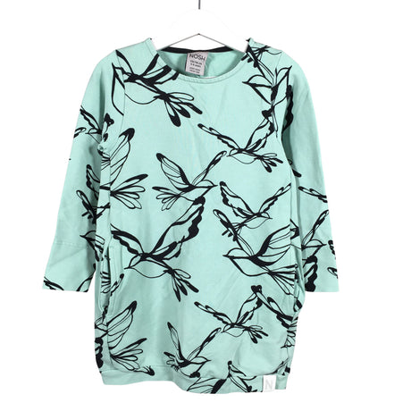 Unisex NOSH - Sweatshirt dress, size 110 - 116 - Green ()