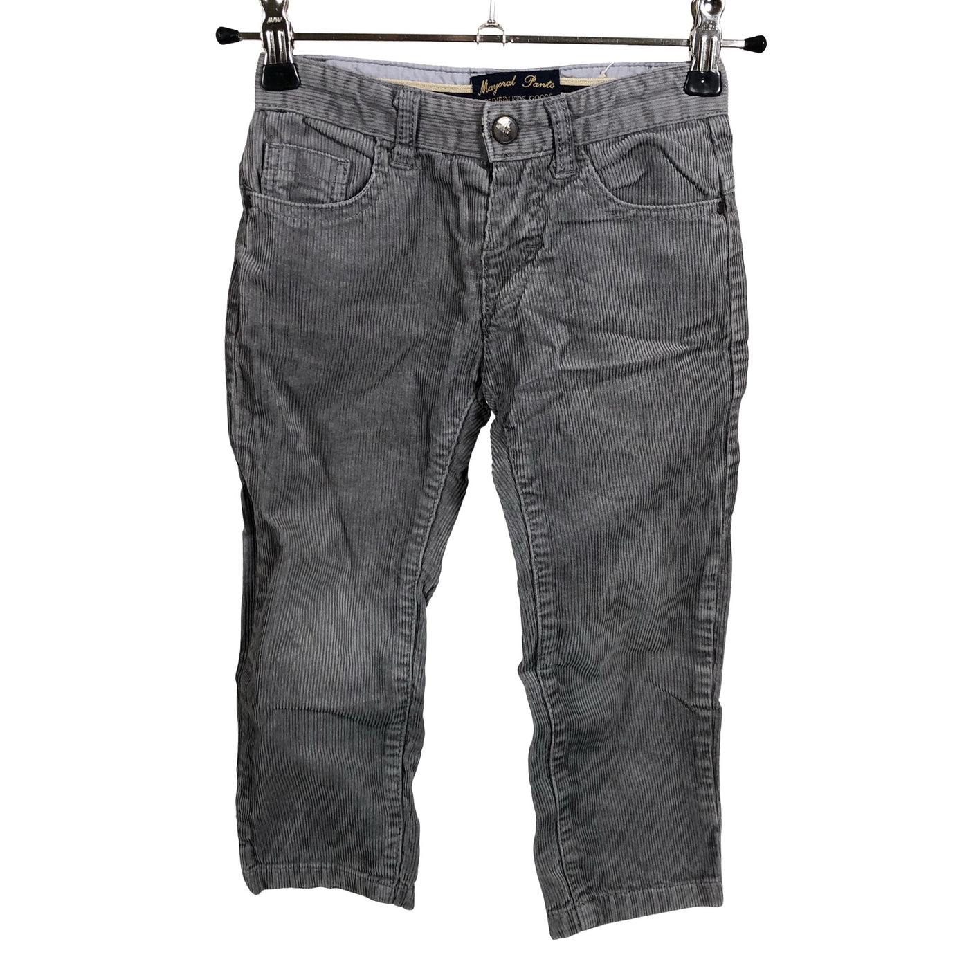 Unisex Mayoral - Velvet pants, size 92 - 98 - Gray (1)