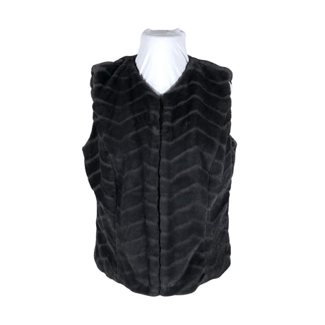 Unisex Micha - Faux fur vest, size 44 - Gray ()